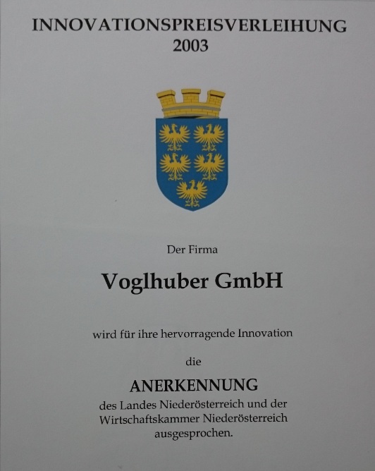 Innovationspreis 2003